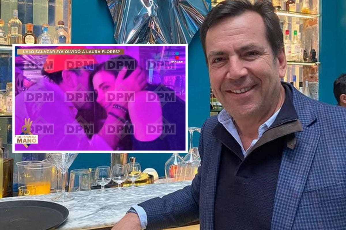 Captan a Lalo Salazar muy acaramelado con misteriosa mujer tras ruptura con Laura Flores
