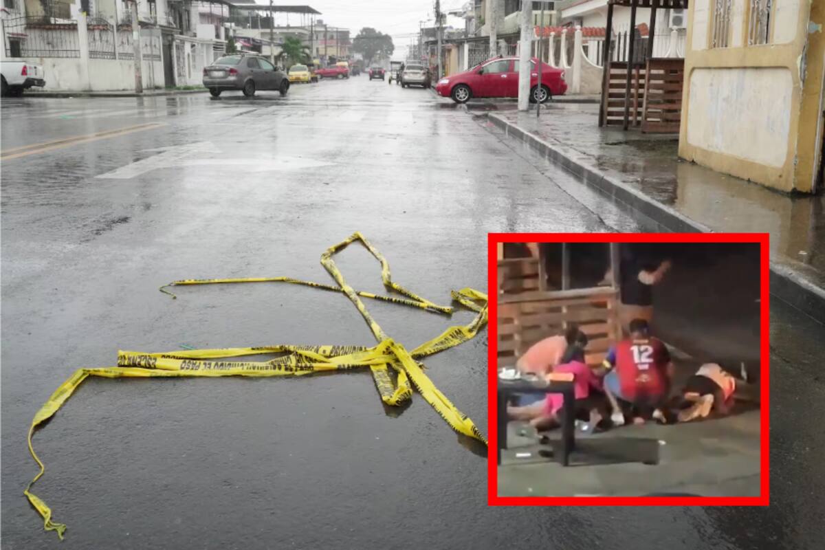 VIDEO: Tiroteo en Guayaquil deja dos muertos y once heridos en medio de la crisis de violencia en Ecuador