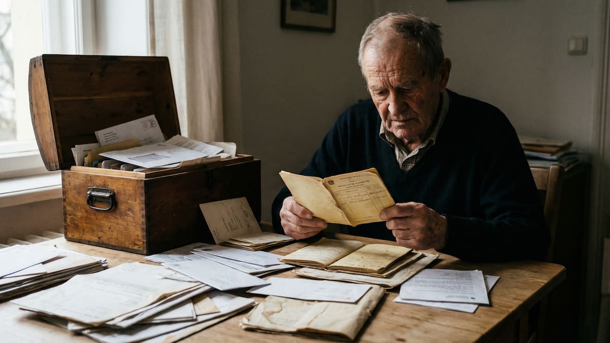 Más de 1 millón de pesos olvidados desde 1963, un actor encuentra una libreta bancaria antigua escondida en un baúl familiar