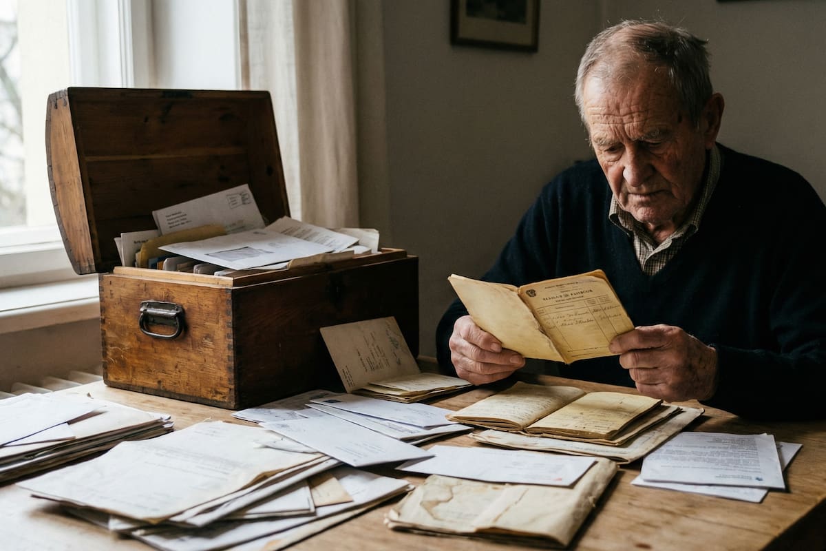 Más de 1 millón de pesos olvidados desde 1963, un actor encuentra una libreta bancaria antigua escondida en un baúl familiar