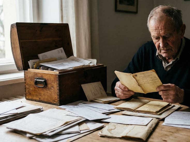 Más de 1 millón de pesos olvidados desde 1963, un actor encuentra una libreta bancaria antigua escondida en un baúl familiar