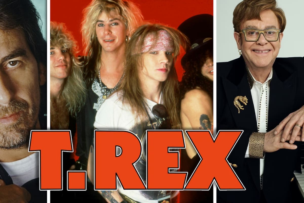 Filtran grabación inédita de icónica canción de T.Rex versionada por George Harrison, Elton John, Guns N’ Roses y otros exponentes del rock