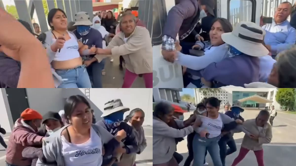 Turba saca “de las greñas” a presidenta municipal de San Agustín Amatengo del Congreso de Oaxaca; Fiscalía del Estado detuvo a 24 personas por secuestro y violencia política