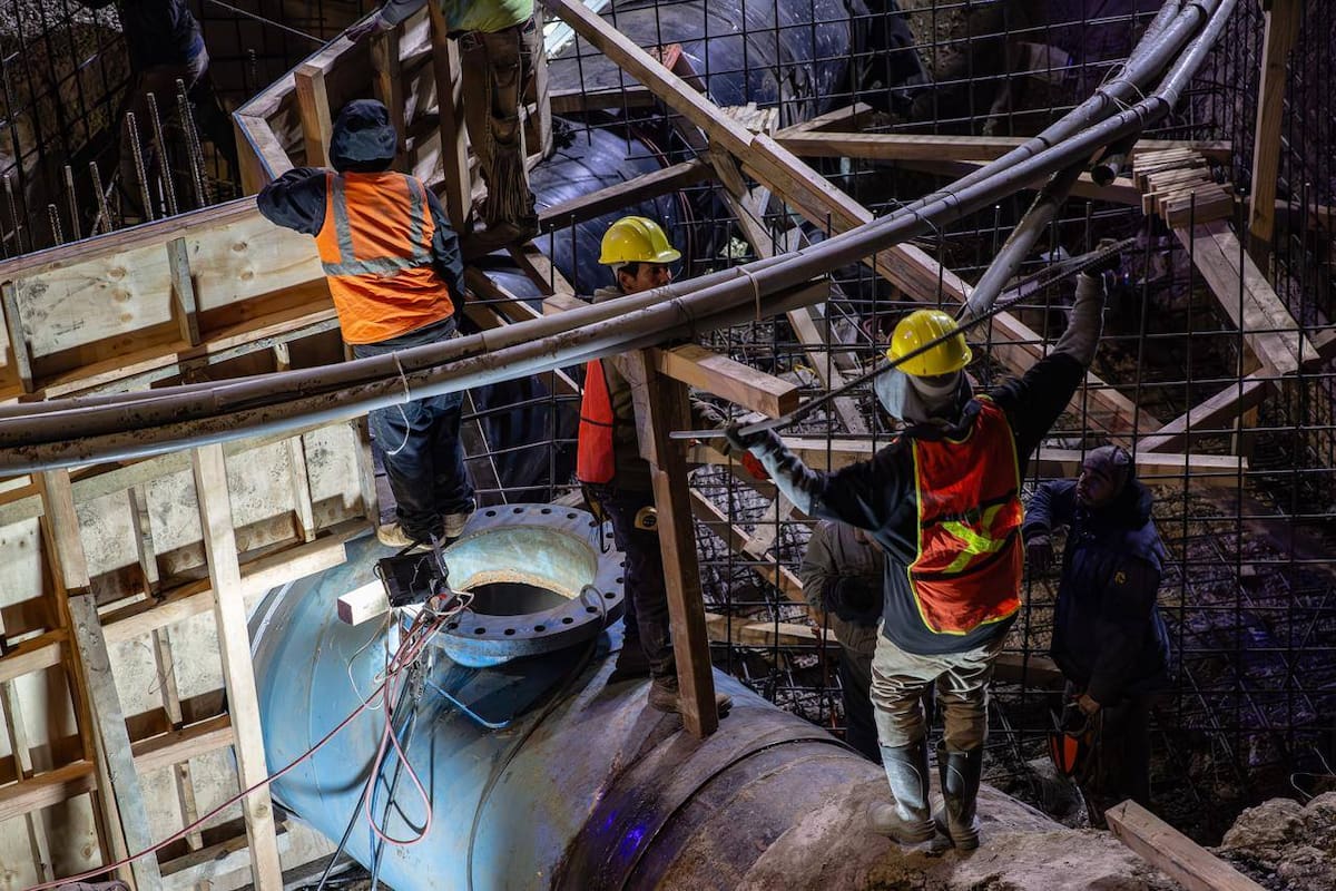 Megacorte de agua: Obras de interconexión del Acueducto Florido-Aguaje registran un avance del 85%; servicio aún no se restablece en Tijuana y Rosarito