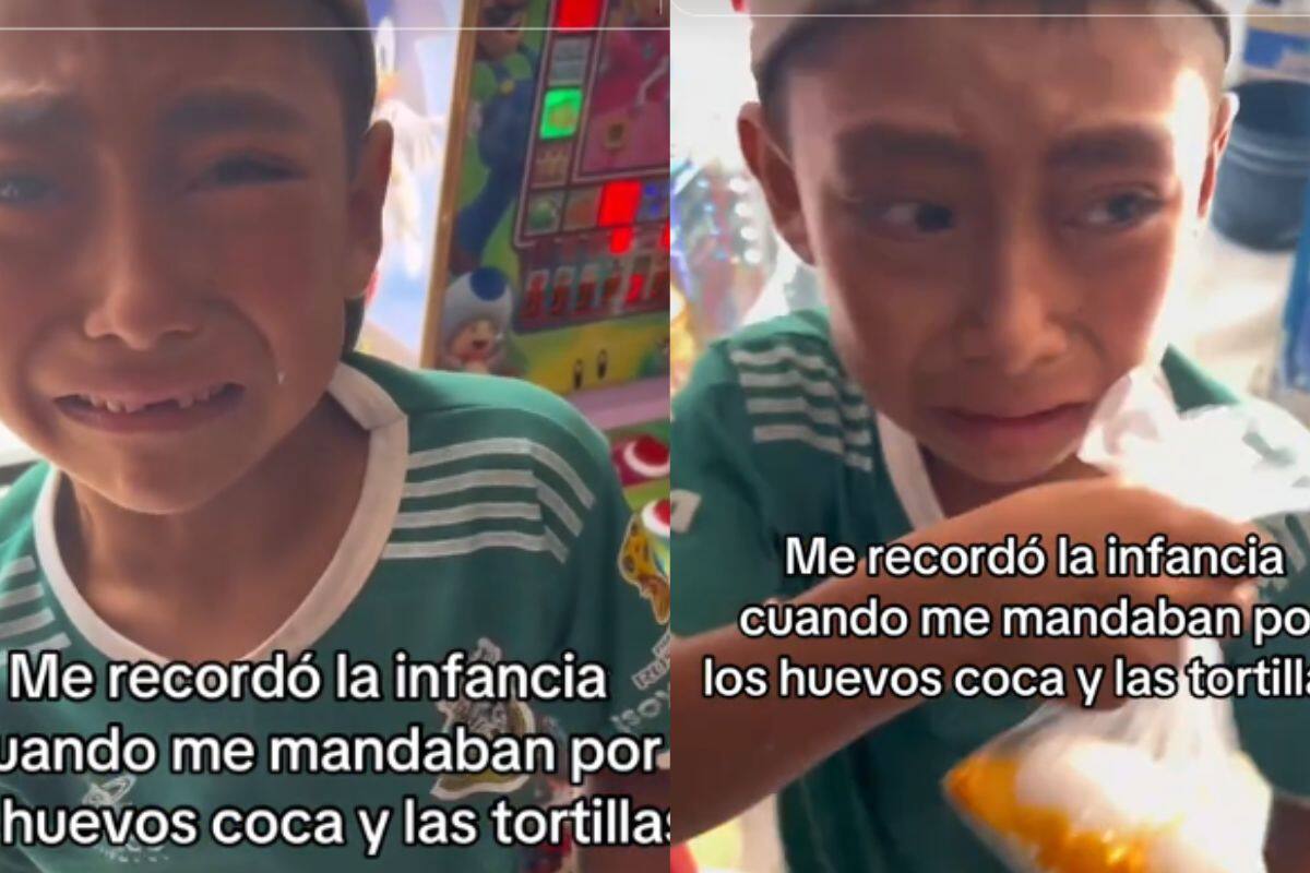 “Me recordó la infancia”: Hombre recuerda cuando lo mandaban al mandado tras ver a un niño llorar
