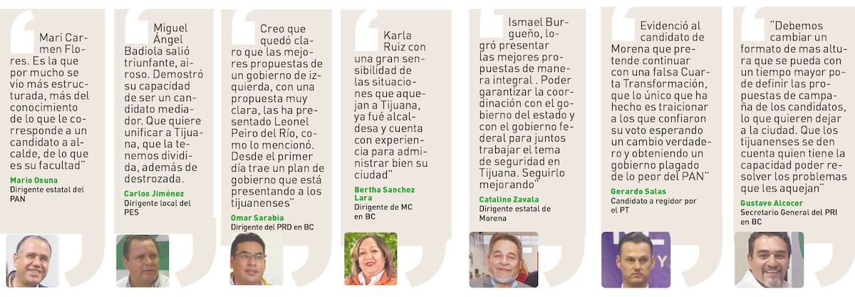 Debate por la alcaldía de Tijuana