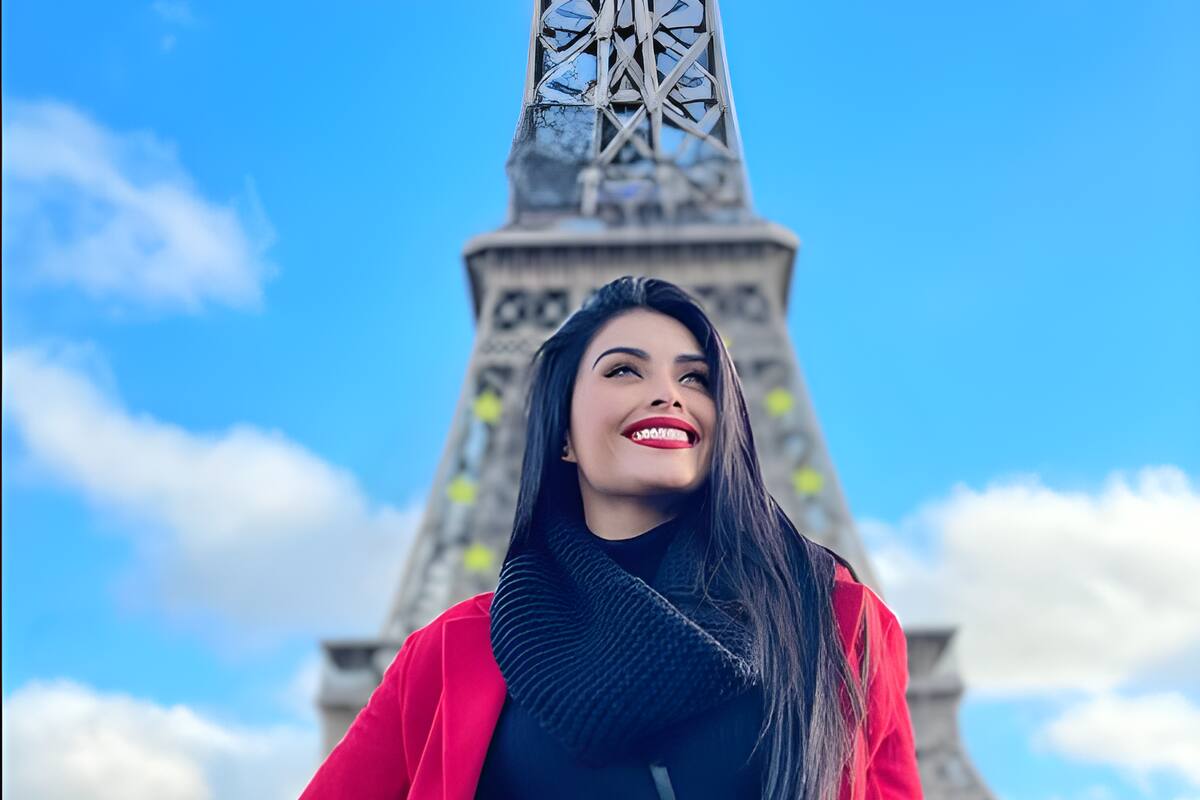 "Esto es irreal": Kristal Silva recibe el nuevo año en París