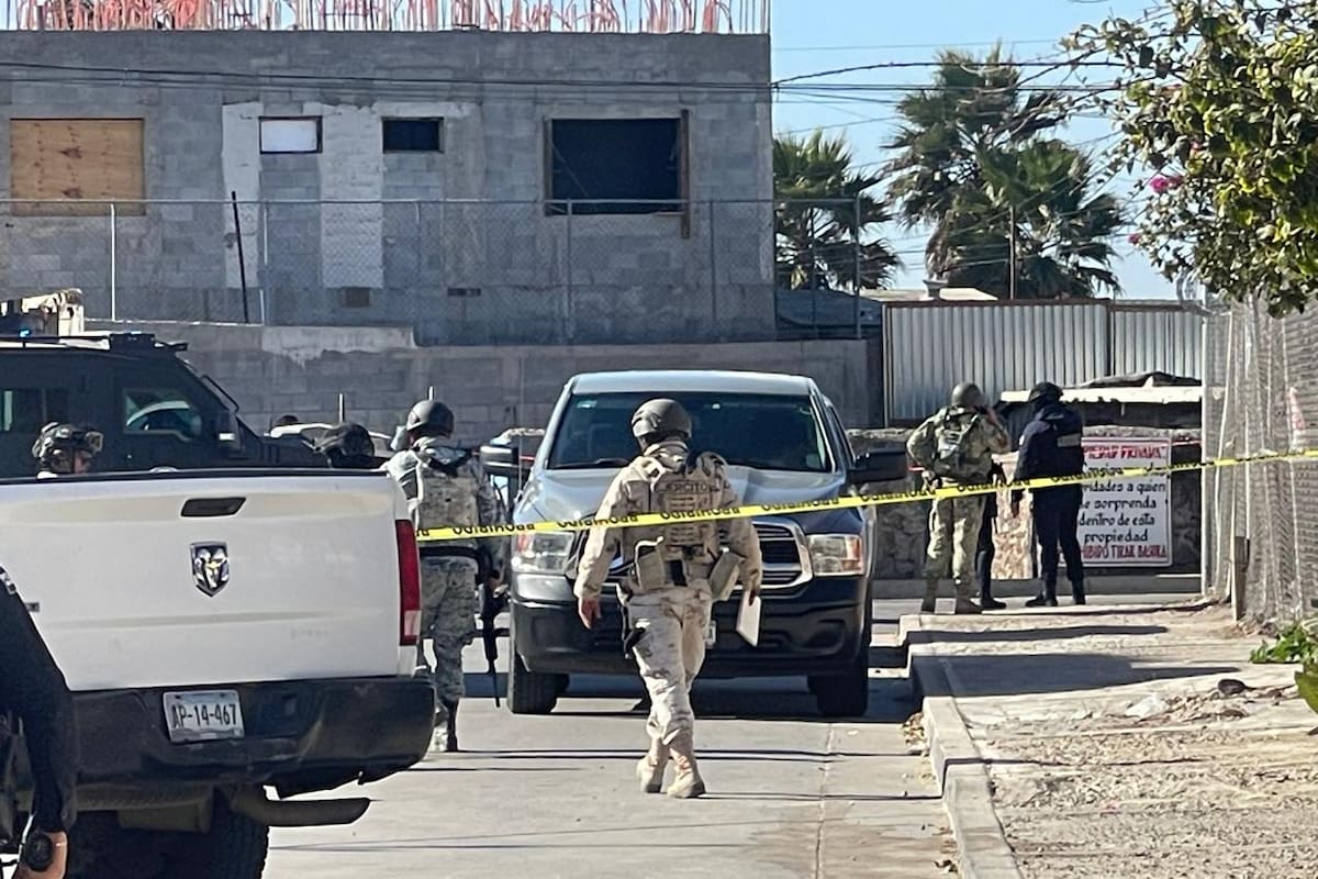 Balacera entre agentes y presuntos delincuentes en Rosarito dejan un muerto y un herido