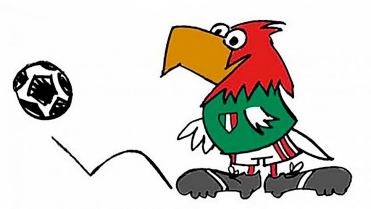Aguigol, mascota de la Selección Mexicana para los mundiales de USA 94 y Francia 98.