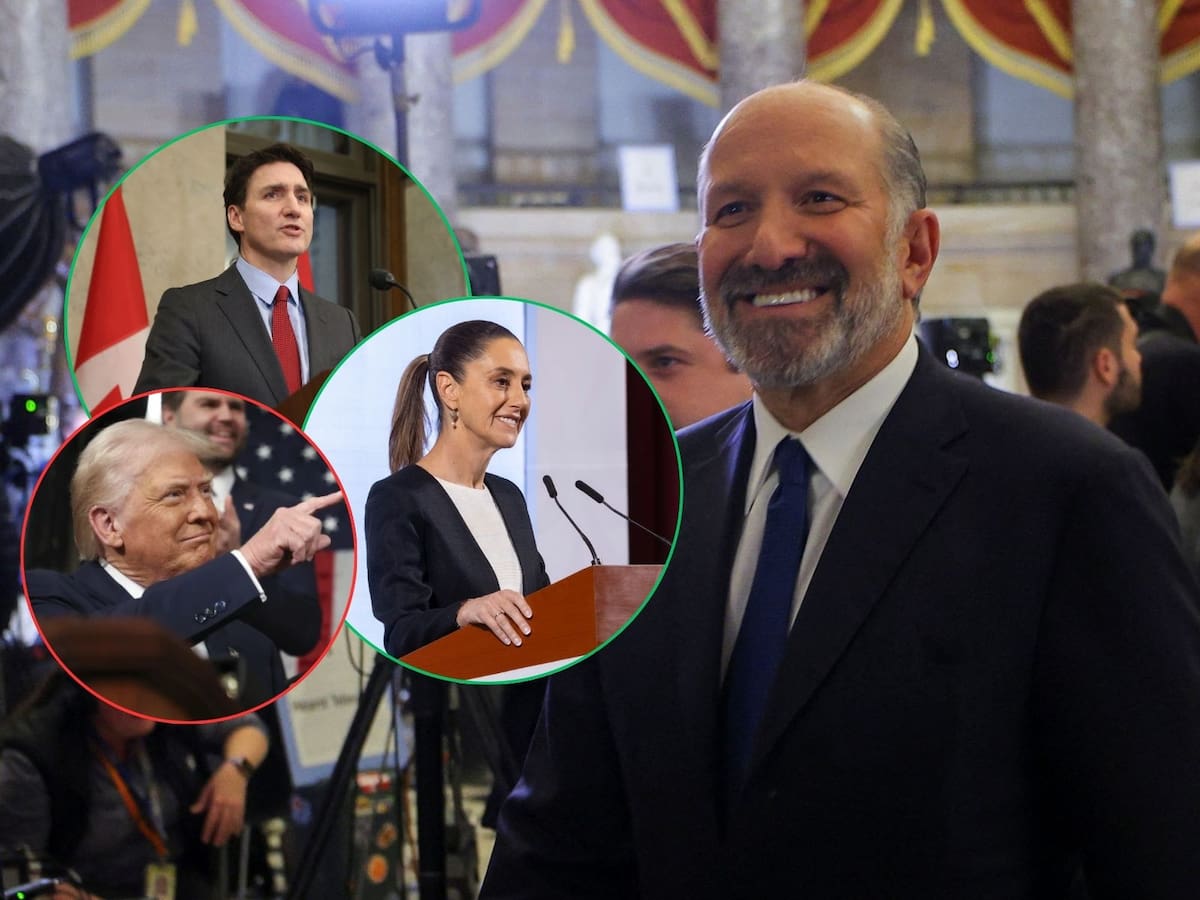 Howard Lutnick, el jefe de Comercio de Estados Unidos, informó que Doandl Trump podría anunciar un alivio arancelario para México y Canadá. | Crédito: REUTERS/EFE/AP