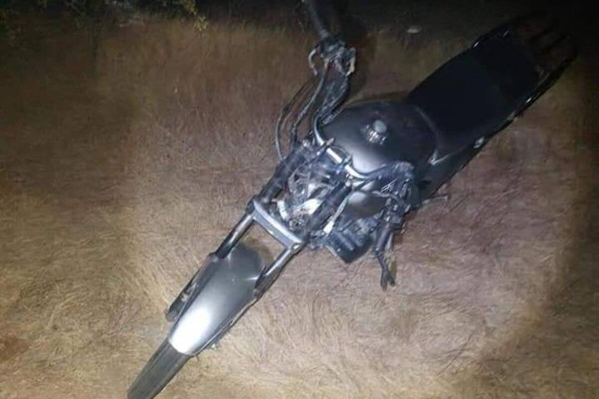 Sonora: Muere hombre al chocar su motocicleta contra un burro en la carretera estatal 199