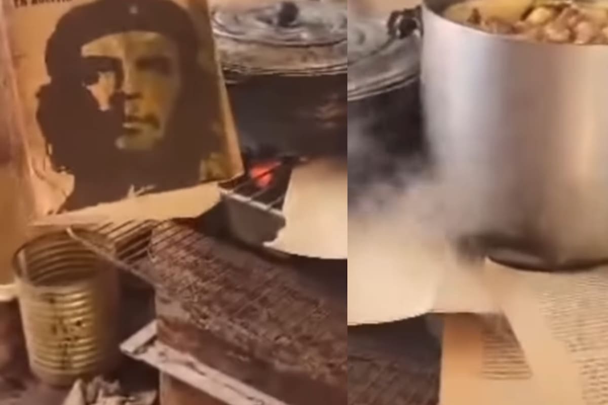 “Le dio un mejor uso” Mujer se vuelve viral por utilizar El Diario del Che para encender el carbón durante los apagones