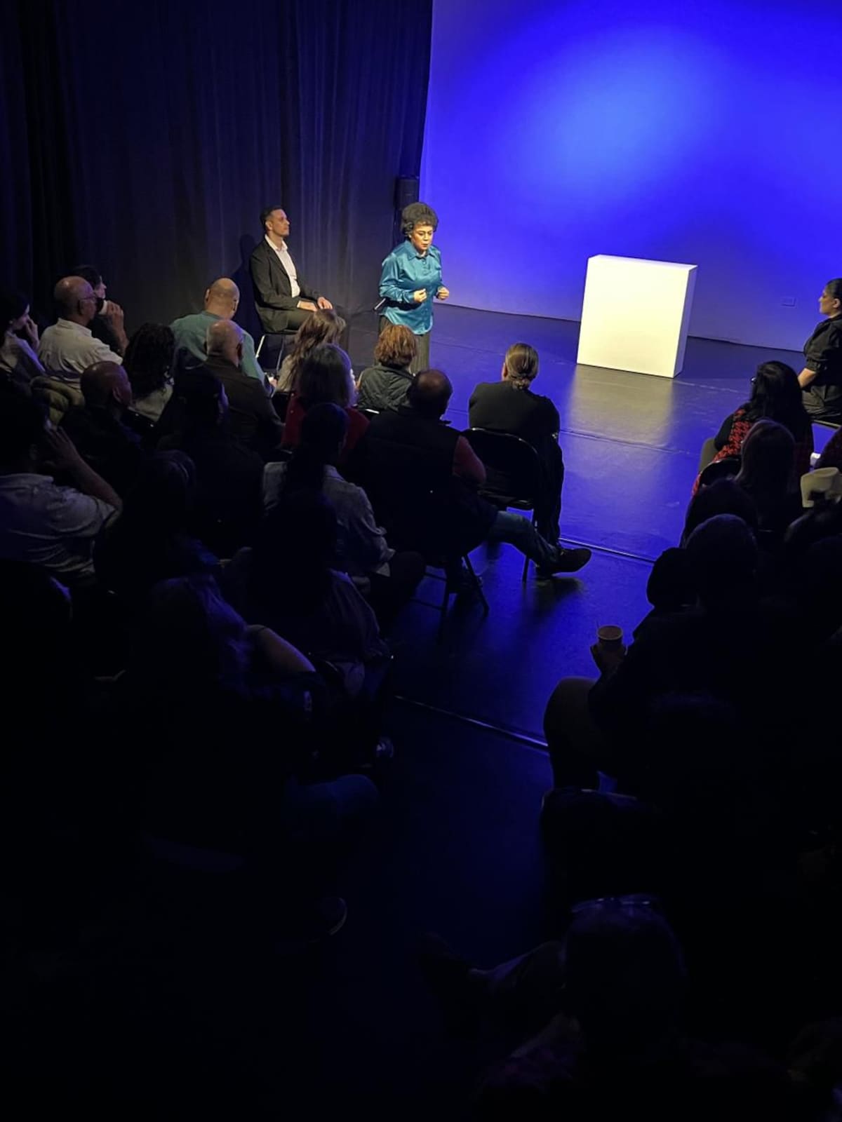 Casa llena en la última función de Emiliana de Zubeldia. Foto: Cortesía