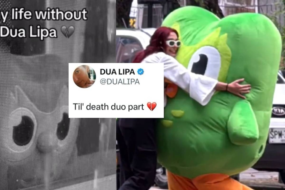 Dua Lipa reacciona a la muerte de Duo, el búho de Duolingo