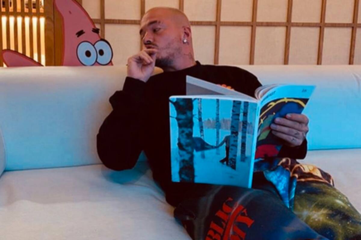 J Balvin comparte foto con Patricio Estrella y afirma que mañana ''salen del secreto''
