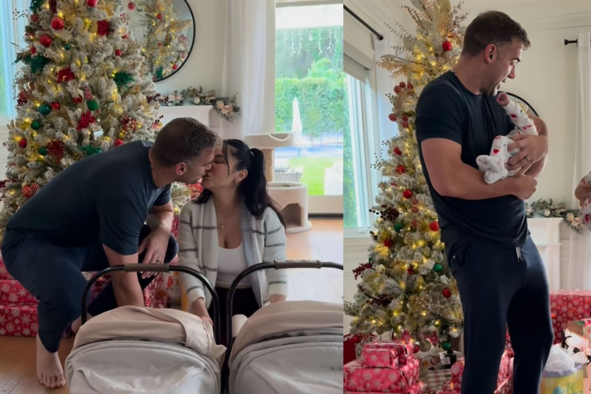 Martha Higareda muestra cómo vivió su primera Navidad acompañada de sus gemelas