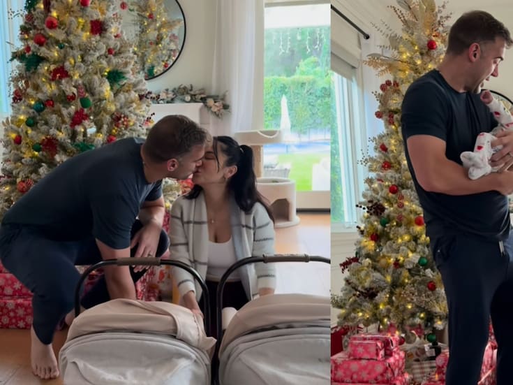 Martha Higareda muestra cómo vivió su primera Navidad acompañada de sus gemelas