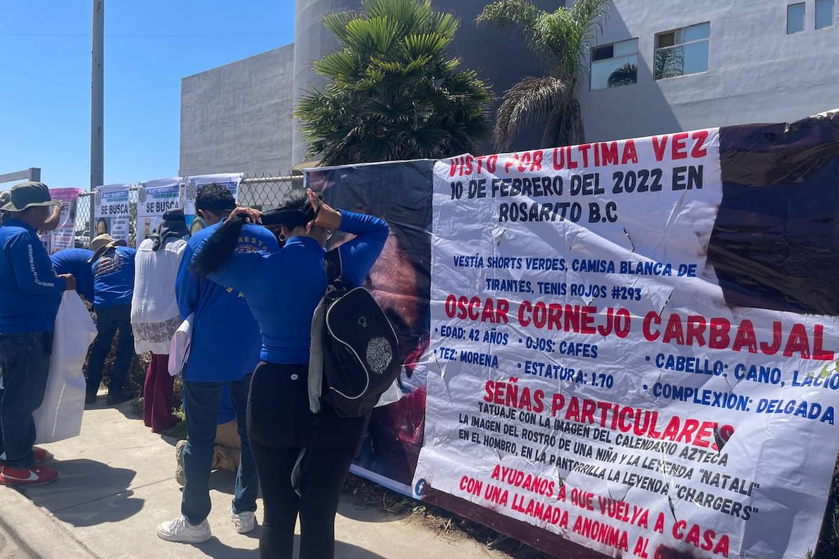 Madres y padres buscadores exigen avances a la Fiscalía de Rosarito