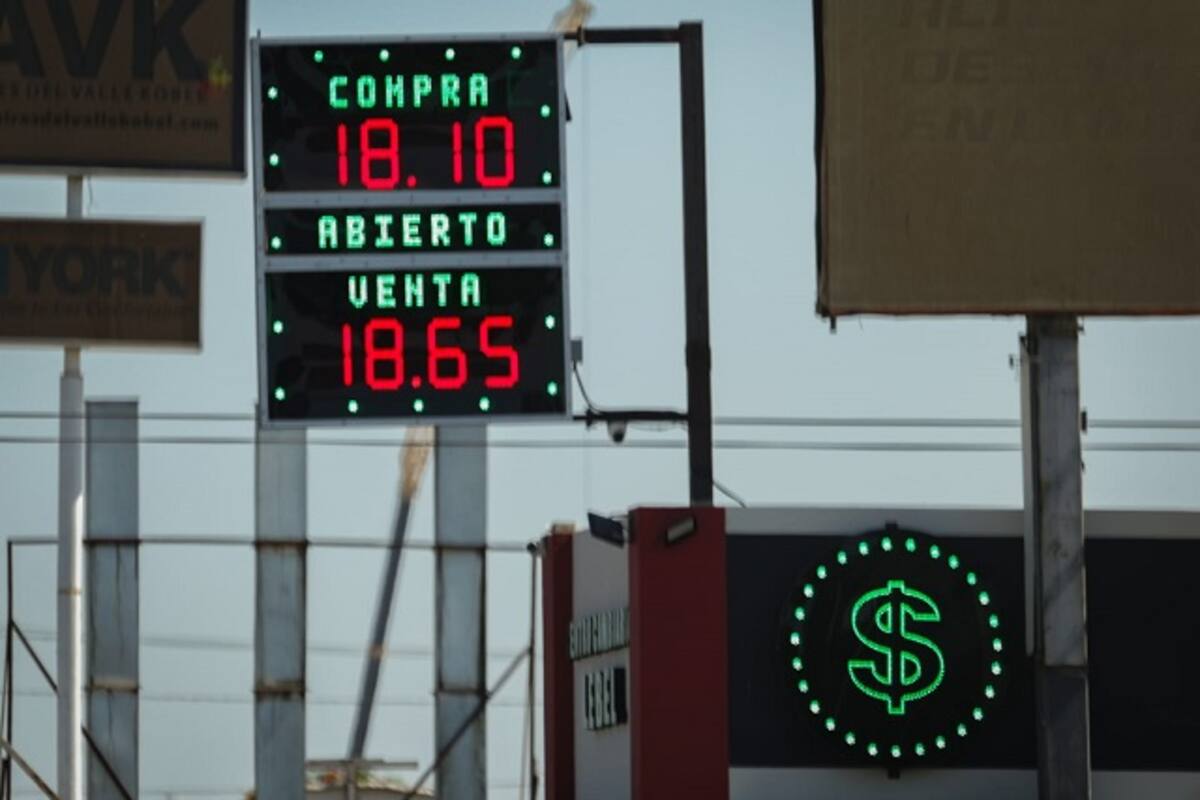 Dólar se mantiene en 18.60 pesos en casas de cambio de Mexicali