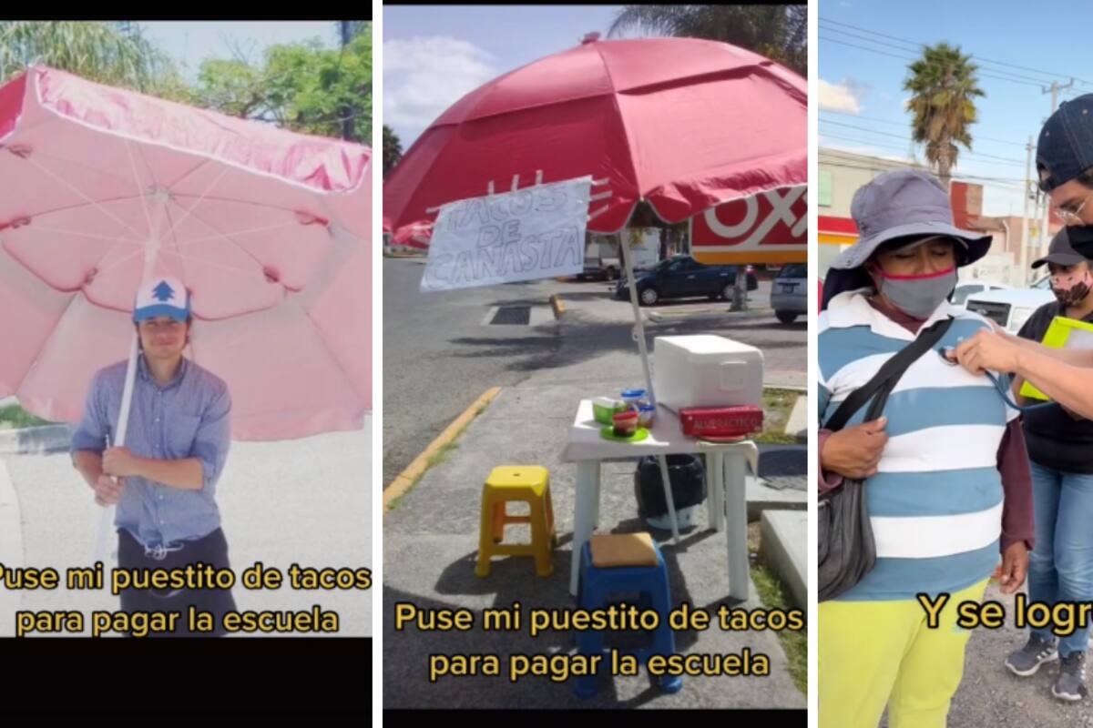 VIRAL: Vendía tacos de canasta para pagar la universidad y ahora triunfa como médico