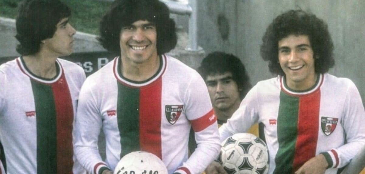 Selección Mexicana durante el mundial de Argentina 1978.