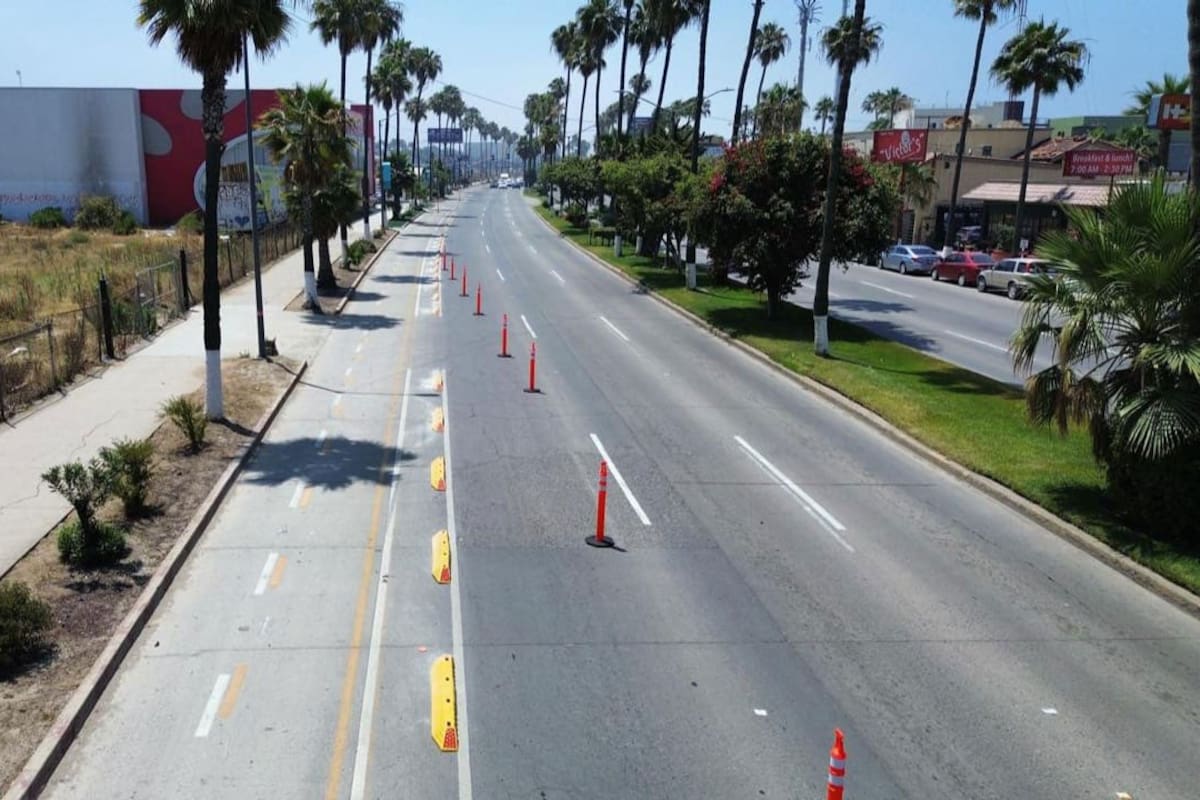 Ciclovía de Ensenada representa riesgo a los ciclistas, señalan