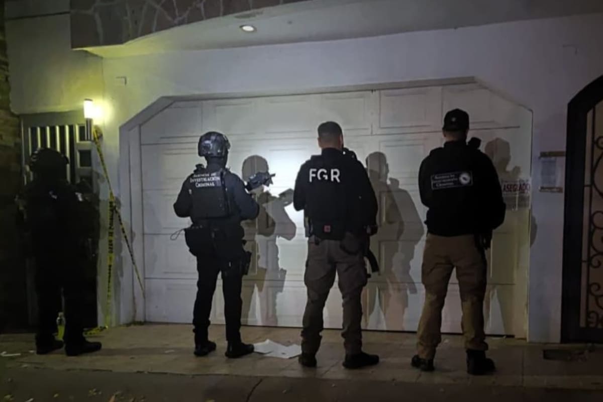 Cateo en Culiacán: autoridades aseguran armas, drogas y vehículos