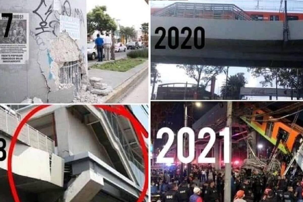Línea 12 del metro de CDMX: Del sismo al colapso en imágenes