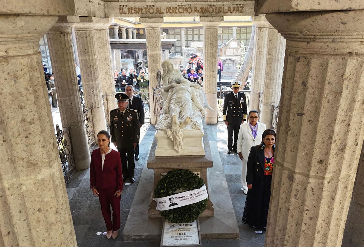 Cuautémoc, Ciudad de México. 29 de marzo 2026. La presidenta constitucional de los Estados Unidos Mexicanos, la Doctora Claudia Sheinbaum Pardo en Bicentenario del Natalicio de Margarita Maza. | Foto: Hazel Cárdenas/Presidencia