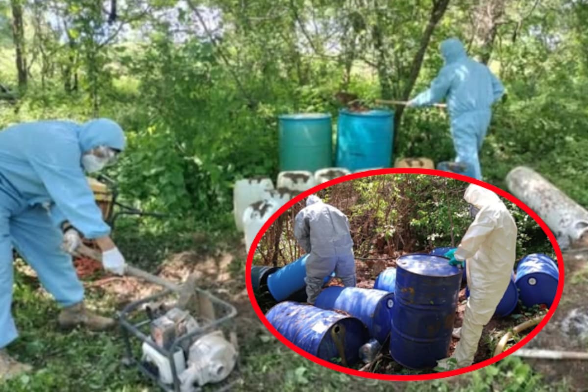 Encuentran laboratorio clandestino y toneladas de químicos en Culiacán: autoridades destruyen instalaciones usadas para drogas sintéticas