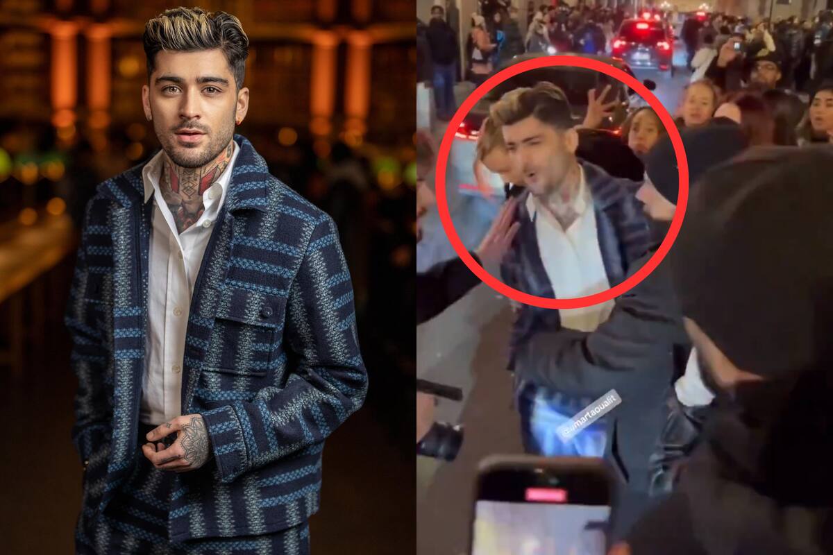 VIDEO: Zayn Malik reaparece en público y un automóvil le atropella el pie
