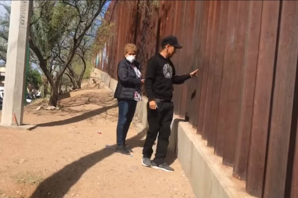 Familia de Álamos se encontró luego de diez años en el muro fronterizo en Nogales