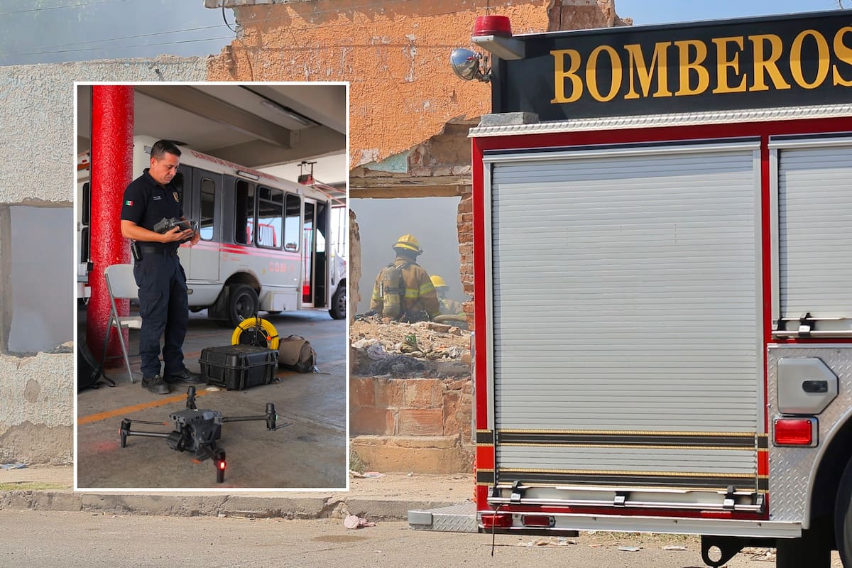 Drones, robots y sensores: aliados tecnológicos de los Bomberos de Hermosillo