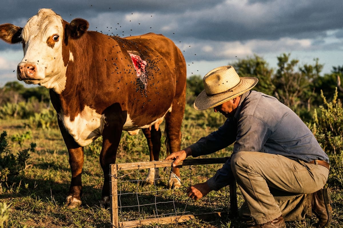 Gobierno federal instala más de 574 mil trampas y captura 11.6 millones de moscas para frenar plaga del gusano barrenador que amenaza al ganado en México