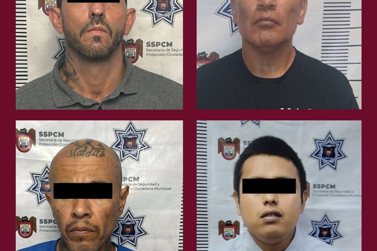 Policiaca Tijuana: Aseguran a cuatro fugitivos