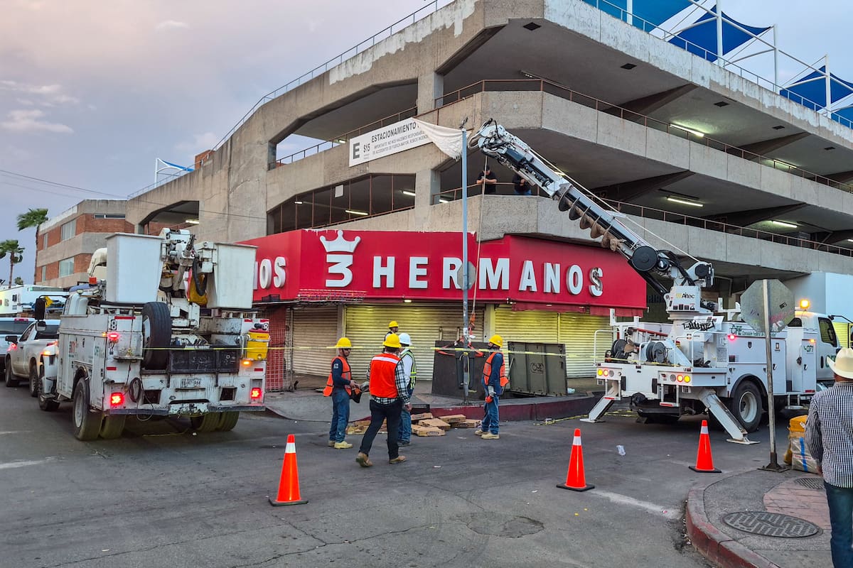 Ocho fallas en transformadores dejan apagones de varias horas en el Centro de Hermosillo durante la temporada de calor