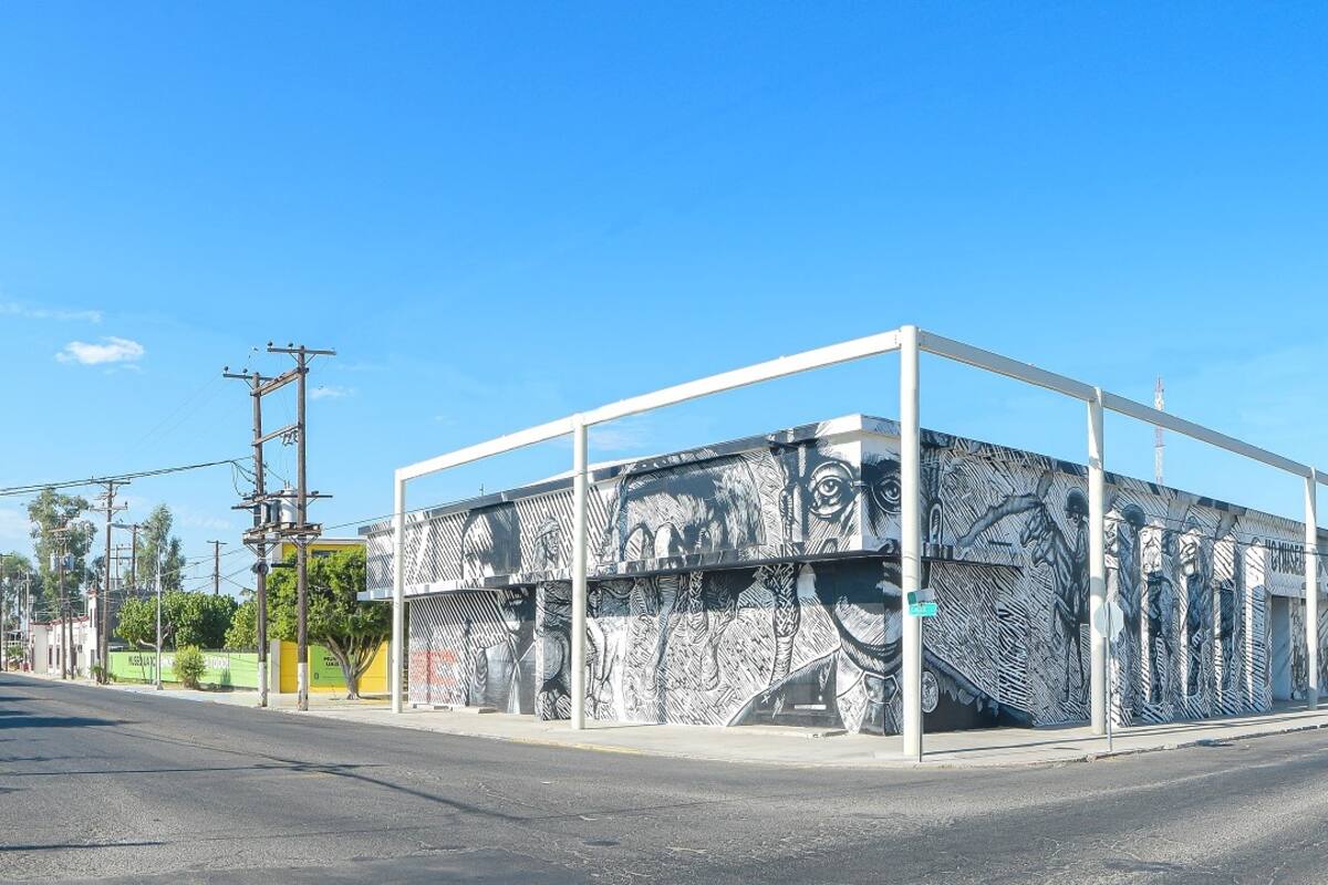 Inauguran mural “Las rebeliones de enero: 110 años de lucha cachanilla”