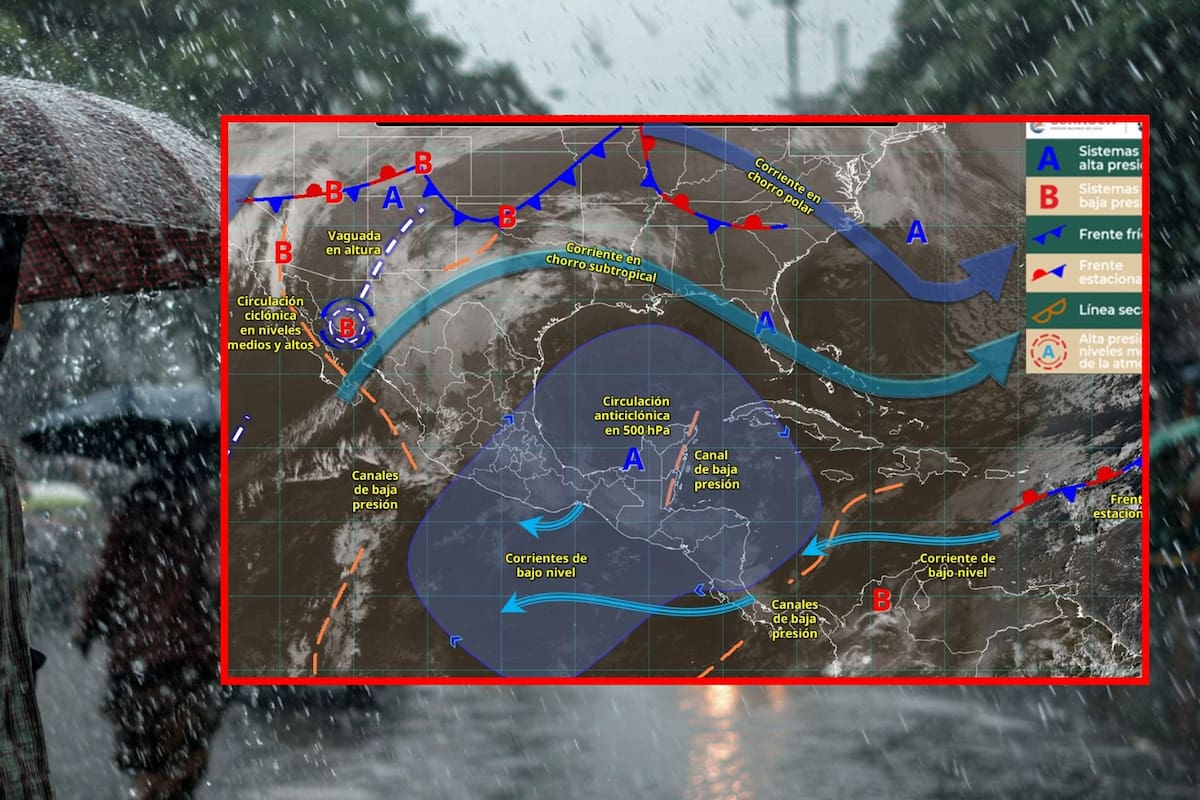 Alerta del SMN: se prevén lluvias, vientos fuertes y posible caída de nieve o aguanieve este martes en varias regiones del país