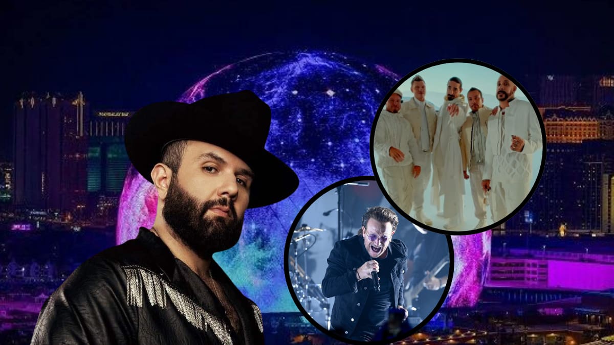 Solo dos artistas han cancelado un show en la Esfera de Las Vegas desde su apertura en 2023, uno de ellos Carín León, mientras bandas como Backstreet Boys y U2 concluyeron más de 30 fechas sin ningún incidente