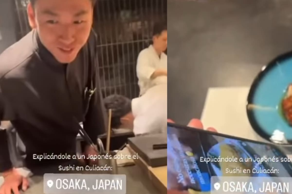 “Lo ofendieron”: mexicanos en Japón le enseñan a un chef de sushi el estilo Sinaloa y el momento se vuelve viral
