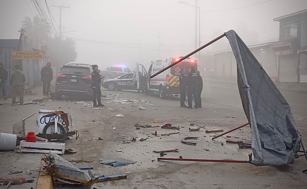 El accidente ocurrió alrededor de las 7:00 de la mañana del domingo, sobre el bulevar Cucapah. Foto: Border Zoom