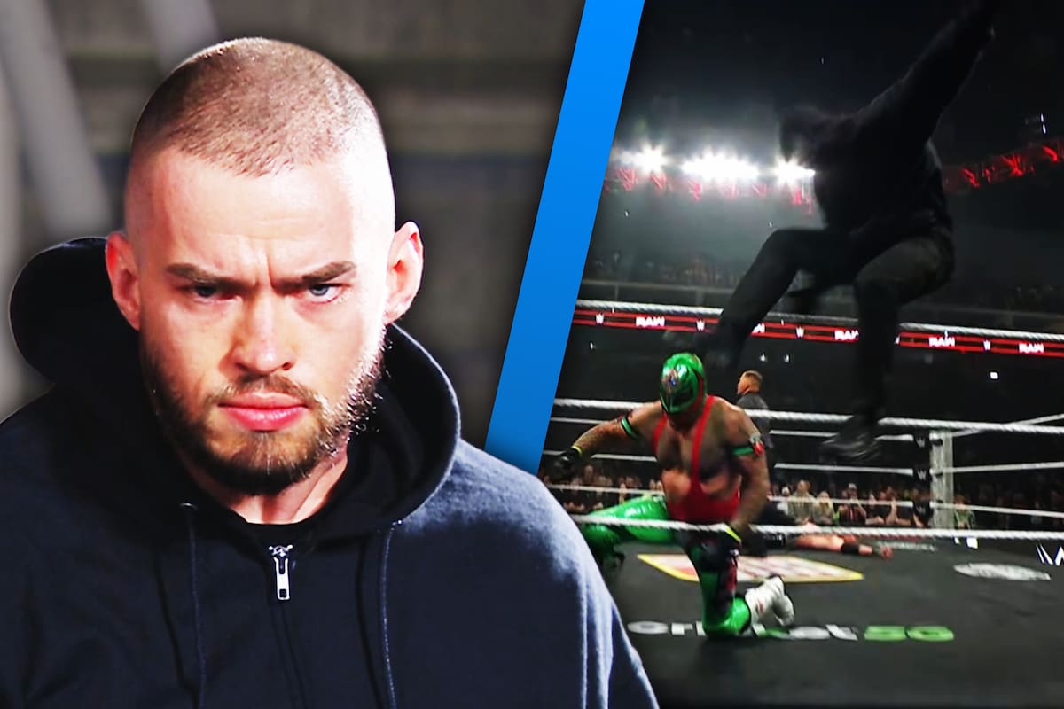 WWE: Austin Theory se revela como el misterioso luchador enmascarado