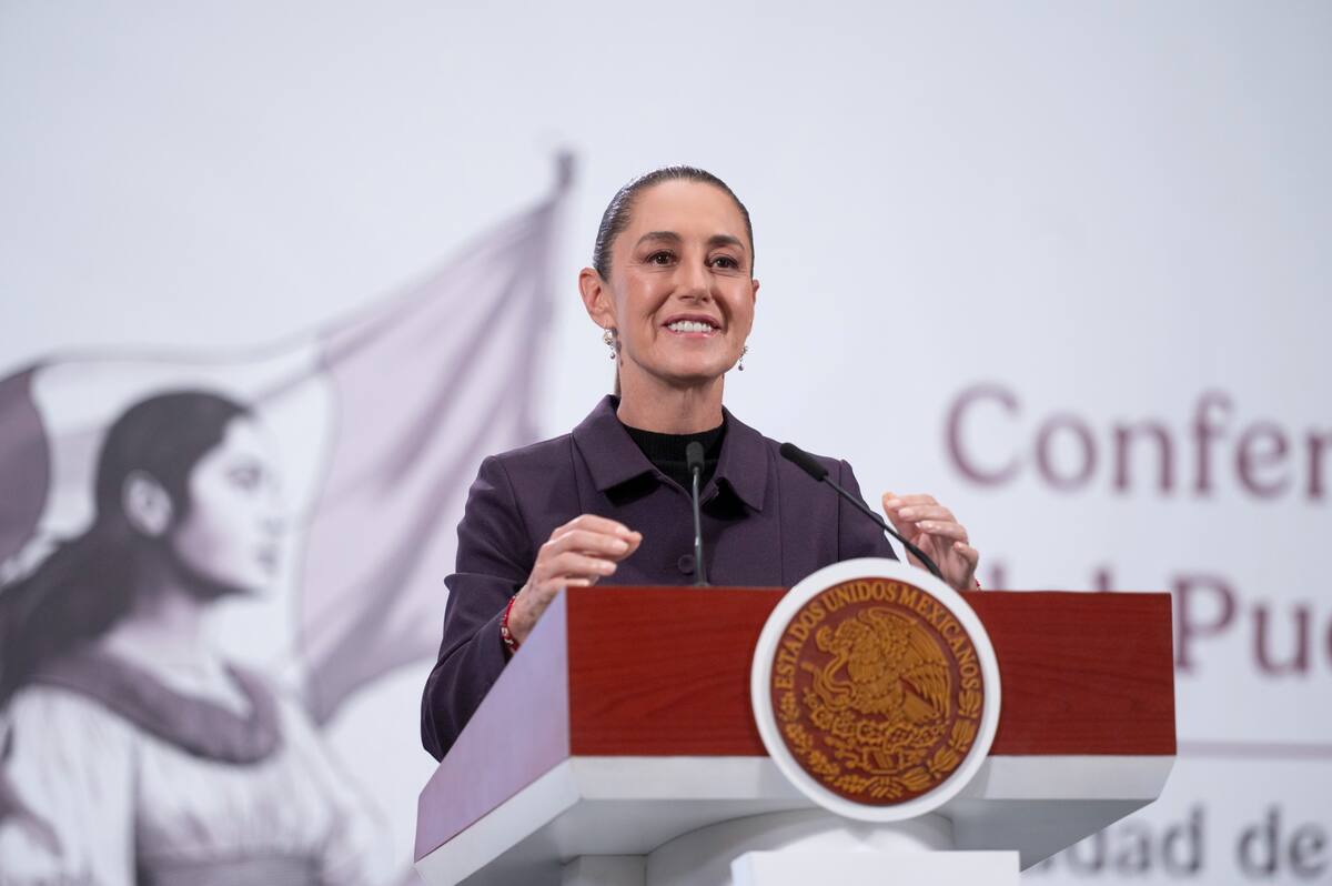 La presidenta Claudia Sheinbaum en su 'Conferencia del Pueblo' del 25 de septiembre del 2025. | Crédito: Presidencia