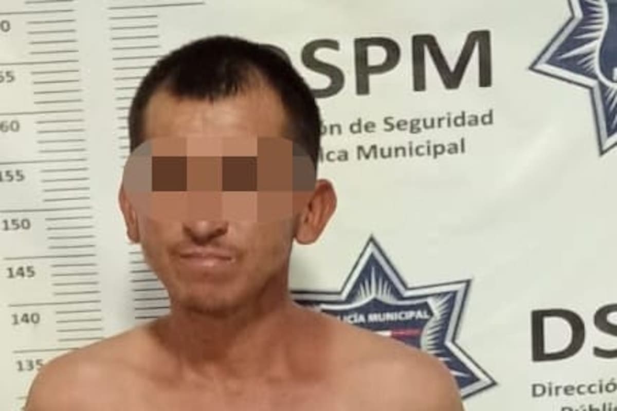 Con cuchillo en mano le faltaba el respeto a la gente fuera de un comercio