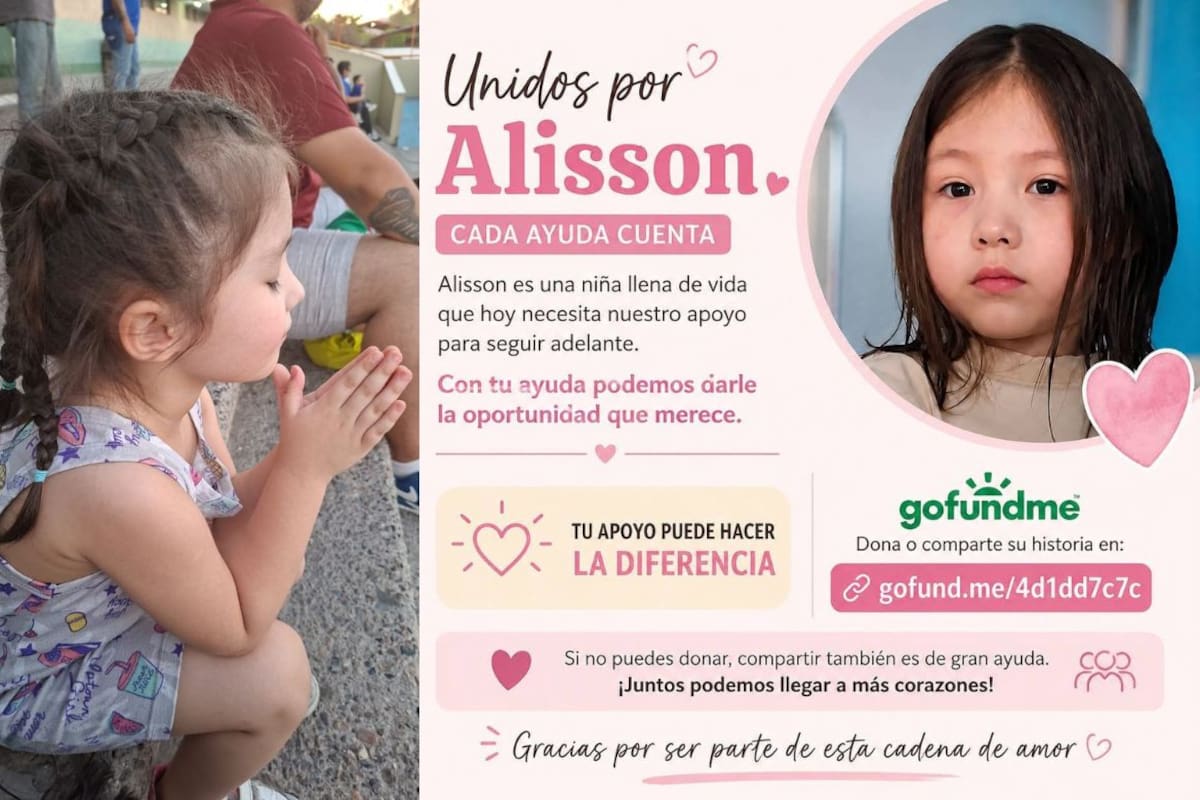 Allison necesita cirugía para poder evacuar por sí misma; familia pide apoyo