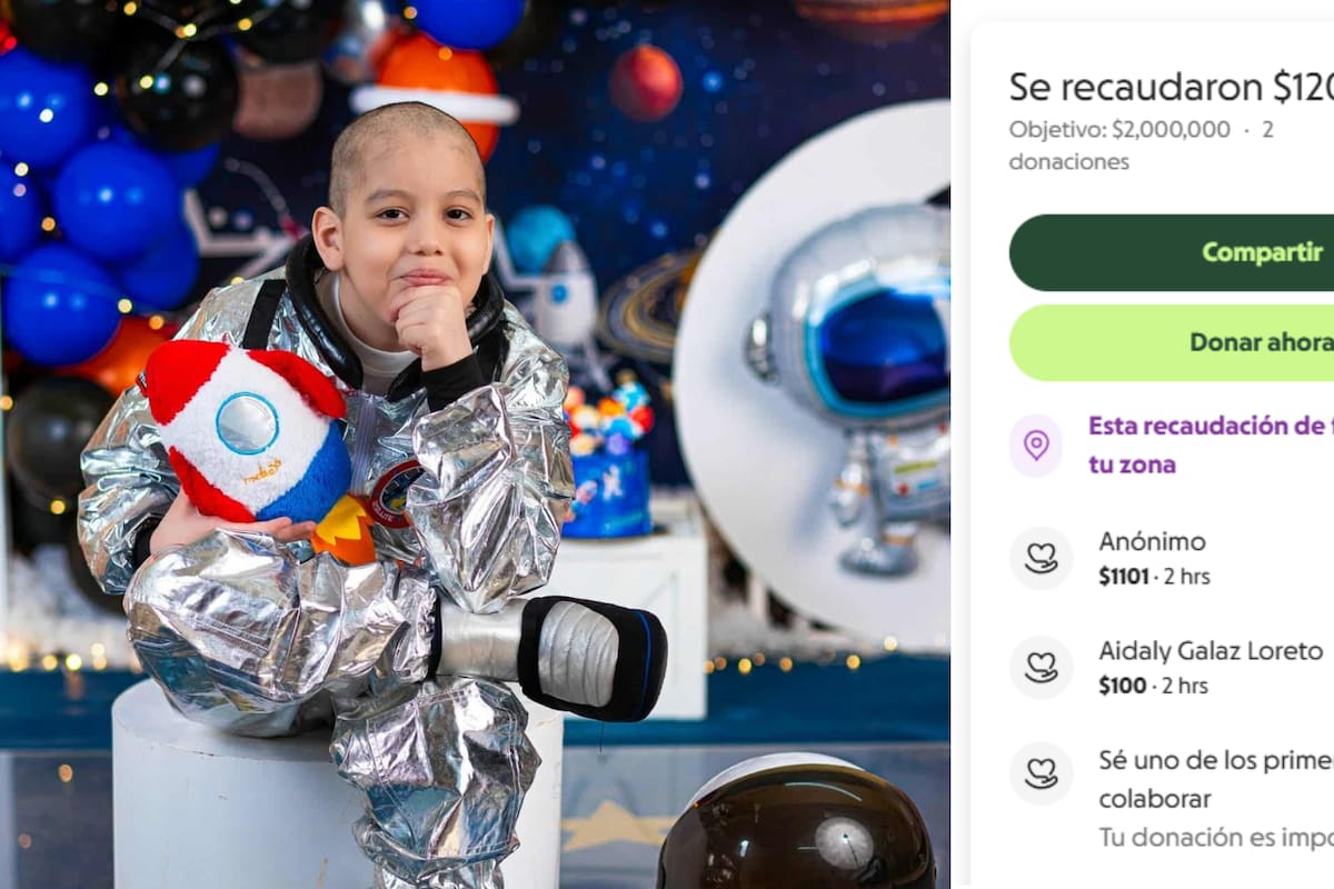 Jhosep Alexander necesita casi dos millones de pesos para un trasplante de médula ósea que le permita seguir su sueño de ser astronauta; su familia solicita apoyo