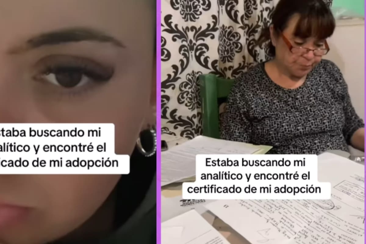 Un joven, mientras buscaba algunos documentos, se topó inesperadamente con su certificado de adopción