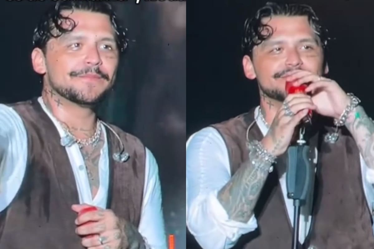 Christian Nodal detiene concierto en la UANL tras abucheos contra Ángela Aguilar; ella estaba presente