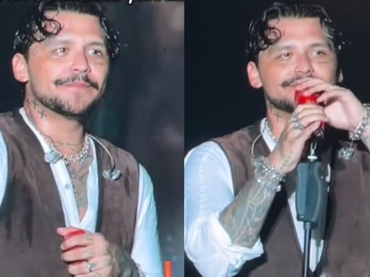Christian Nodal detiene concierto en la UANL tras abucheos contra Ángela Aguilar; ella estaba presente