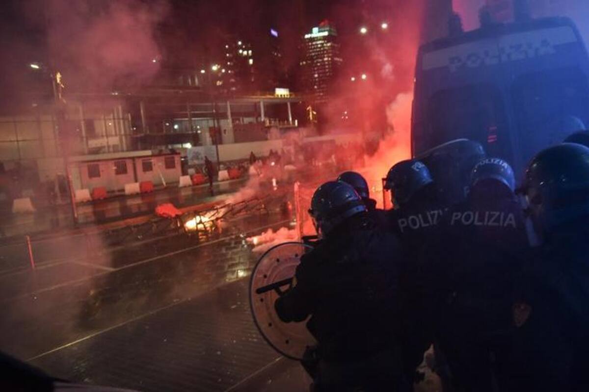 Destrozos y protestas en Italia por cierre ante Covid-19